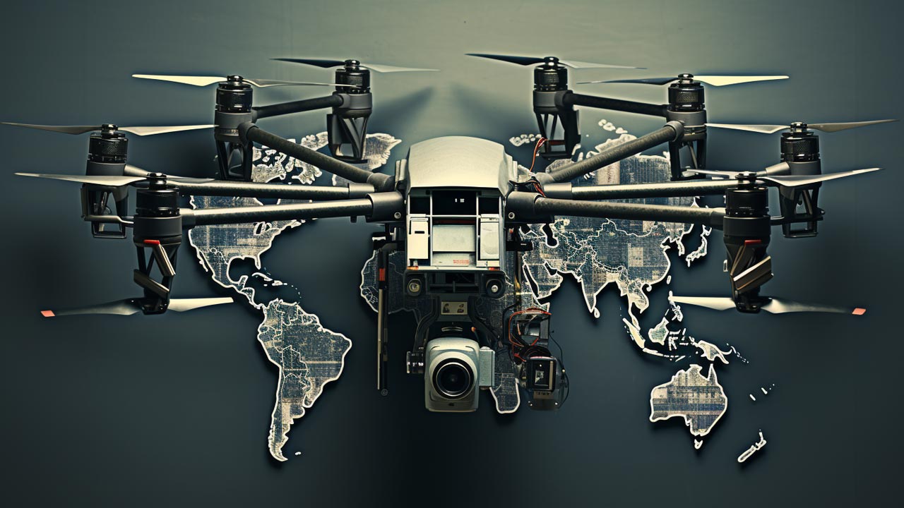 Réaction internationale face à l'initiative de surveillance par drones