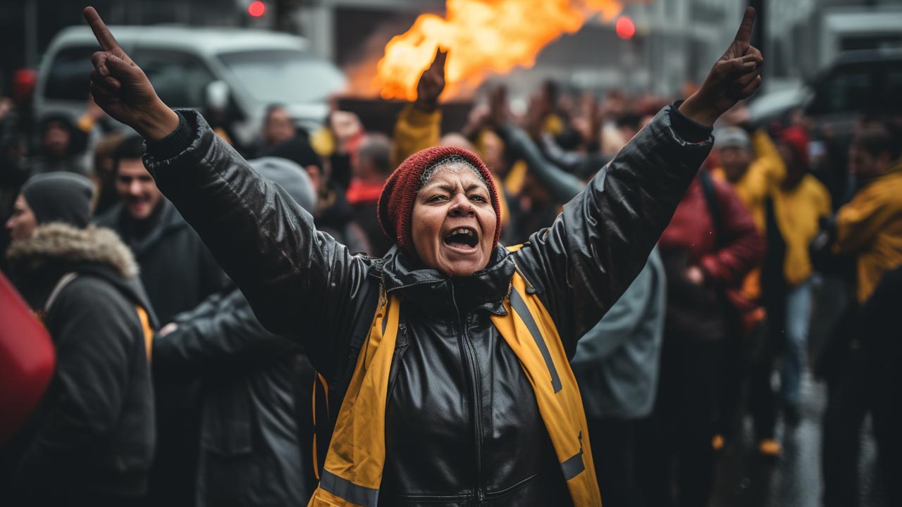 Manifestations contre la pénurie de gaz et les prix élevés